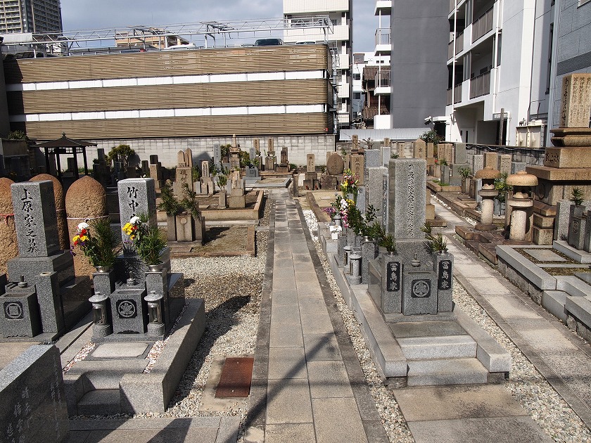 大阪市北区にあるお墓、南浜墓地