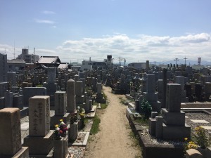 岸和田市にあるお墓、加守共同墓地