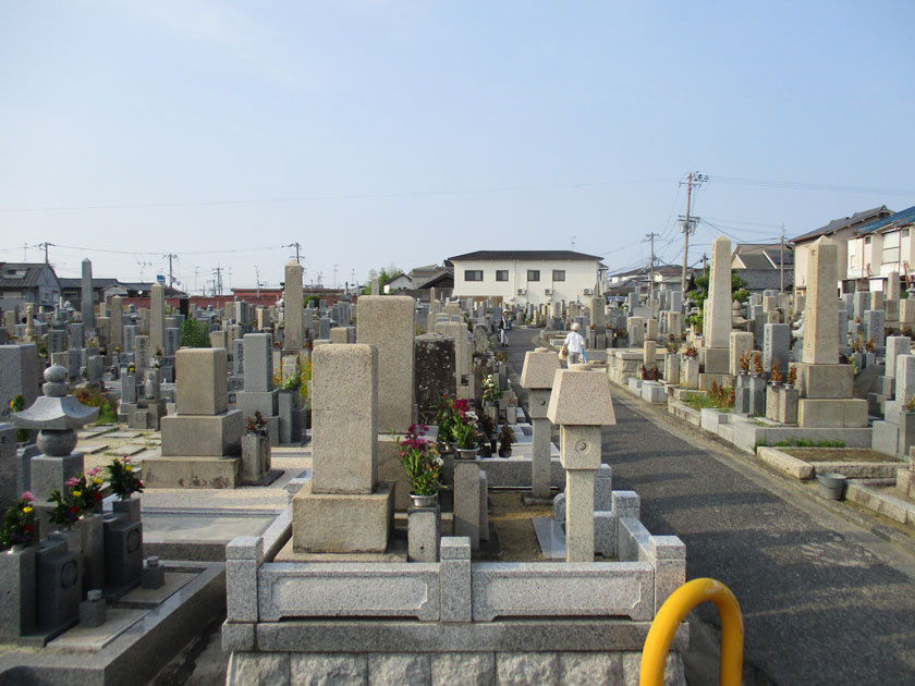 岸和田市にあるお墓、久米田共同墓地