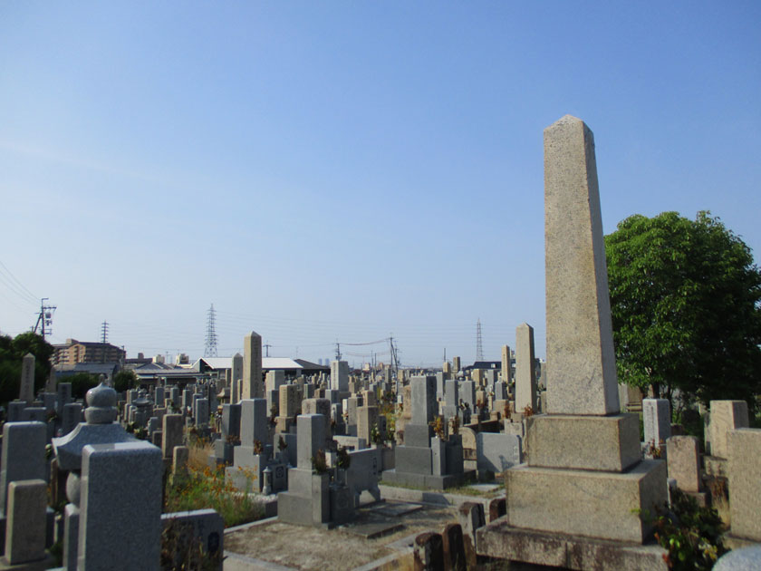 岸和田市にあるお墓、上松・下松墓地