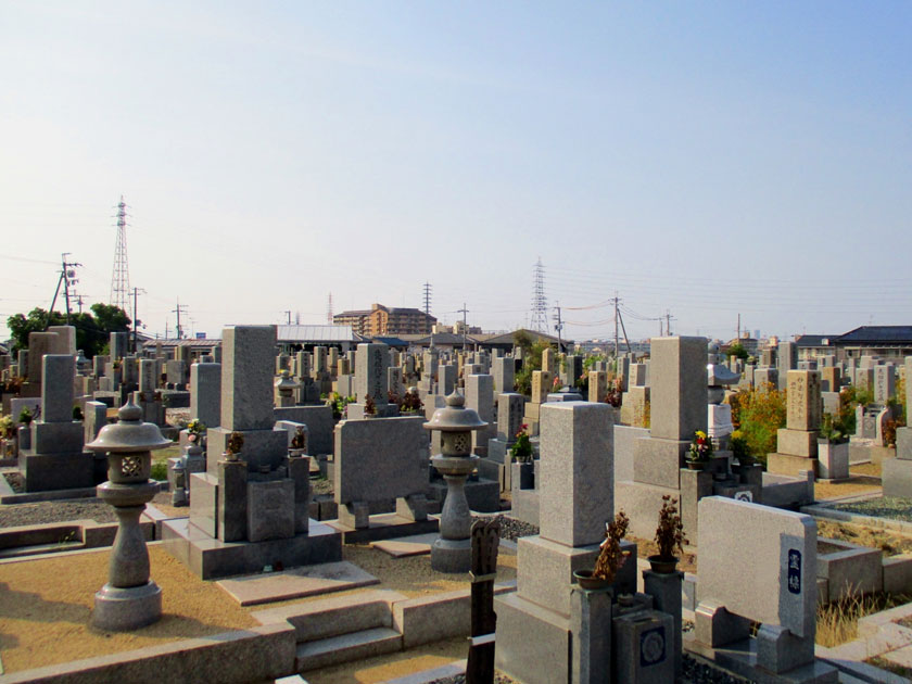 岸和田市にあるお墓、上松・下松墓地