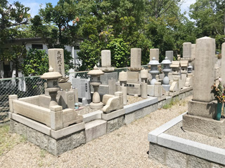 摂津市にあるお墓、鳥飼野々自治会三組墓地